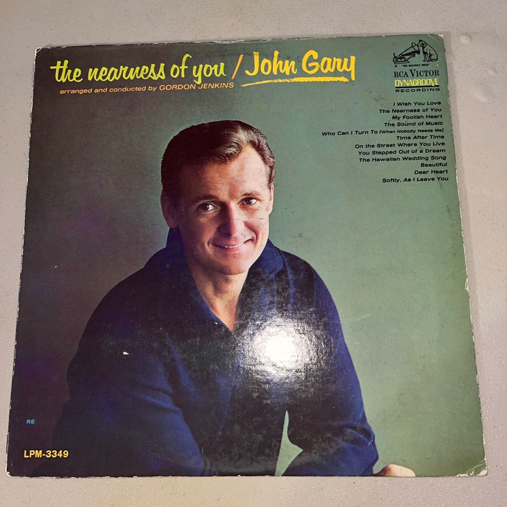 John Gary The Nearness of You Vinyl Album